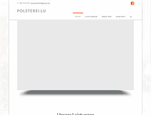 Tablet Screenshot of polsterei.lu